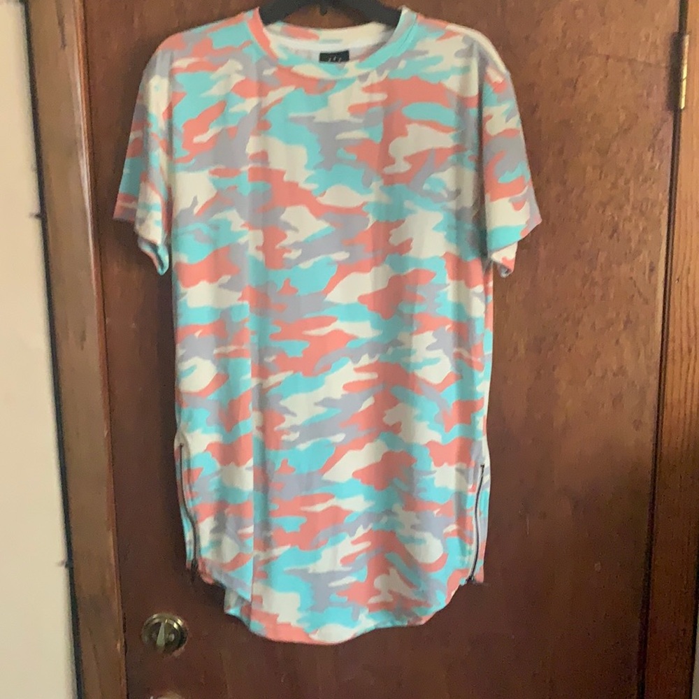 Men’s Long Camo tee
